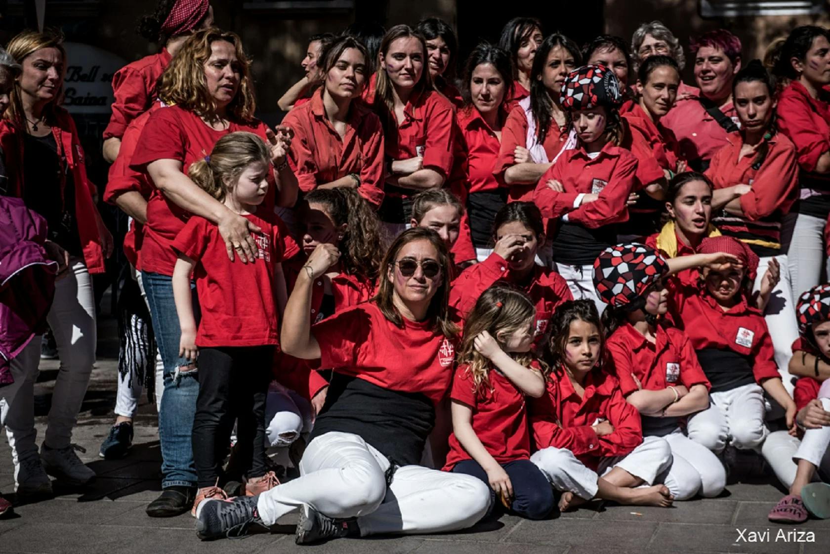 Les Castelleres de Barcelona volen provar per primer cop el 7d7 femení